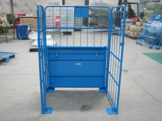  Складная логистическая тележка для контейнеров на 4 двери