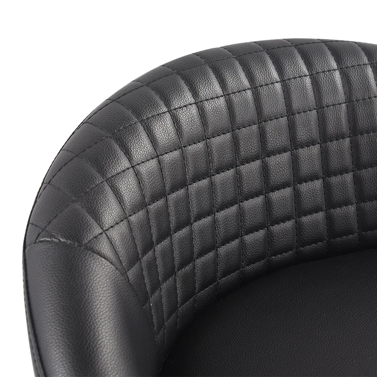 Stainless steel brushes Gas Lift 260mm Luxury bar stool chair