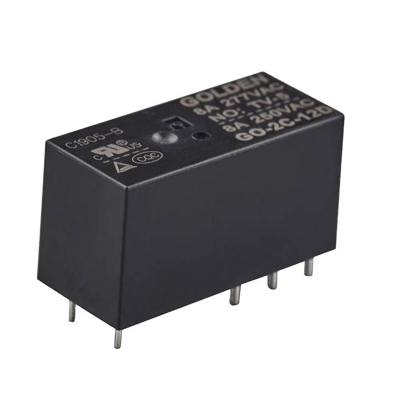 Золотой реле GO-2C-12D 5a 8a 12V РЕЛЕ 8 терминал шпильки крест 115F dpno 0,25 W 0,4 W 0,72 W