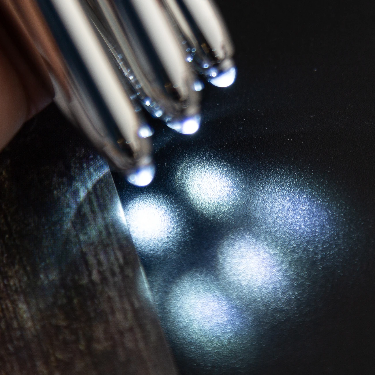 High Quality Multi-function Metal Stylus Crystal Pen Screen 3 in 1 Led Ballpoint Pen