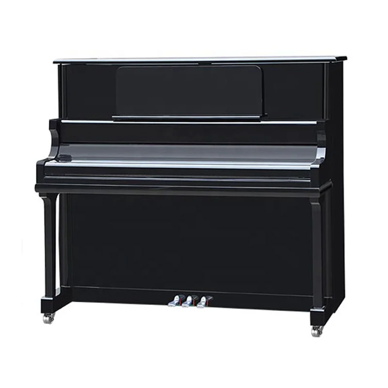 Middleford Black acoustic 126cm vertical upright piano