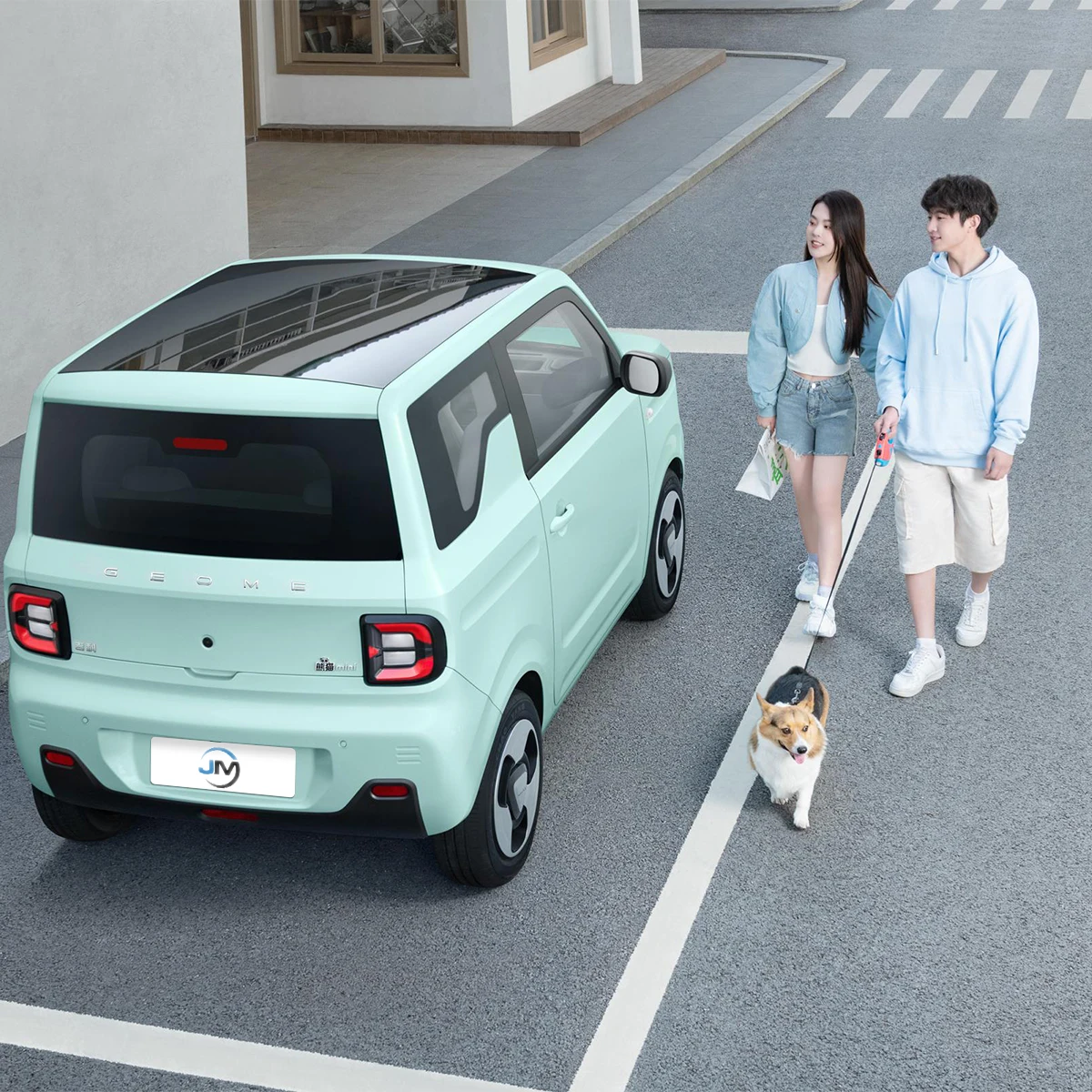 Мини-автомобиль Geely Panda милый медведь подержанные автомобили экспорт новых энергетических автомобилей умный электромобиль для девочек