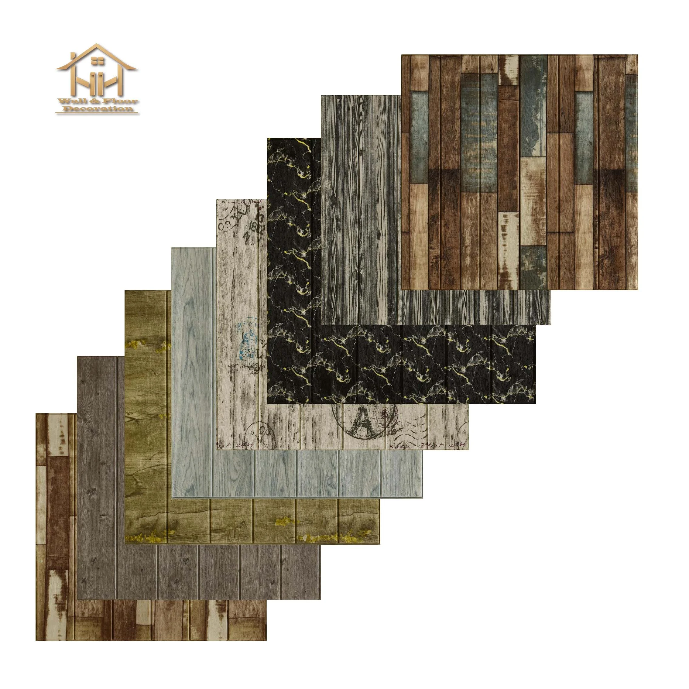 
Soft roll series 3d XPE foam wallpaper kids bedroom self-adhesive pe foam wall sticker for interior wall decoration 