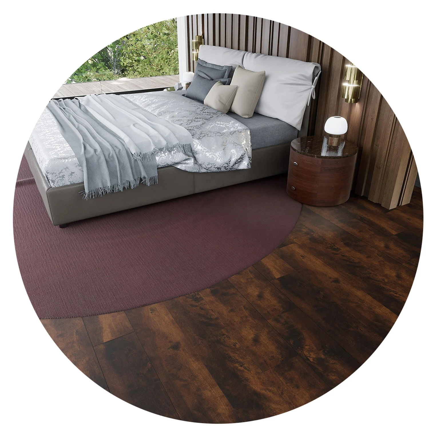 100% Virgin Raw Materials SPC Vinyl Plank Flooring 5mm 6mm Waterproof PVC Vinyl Nanjing