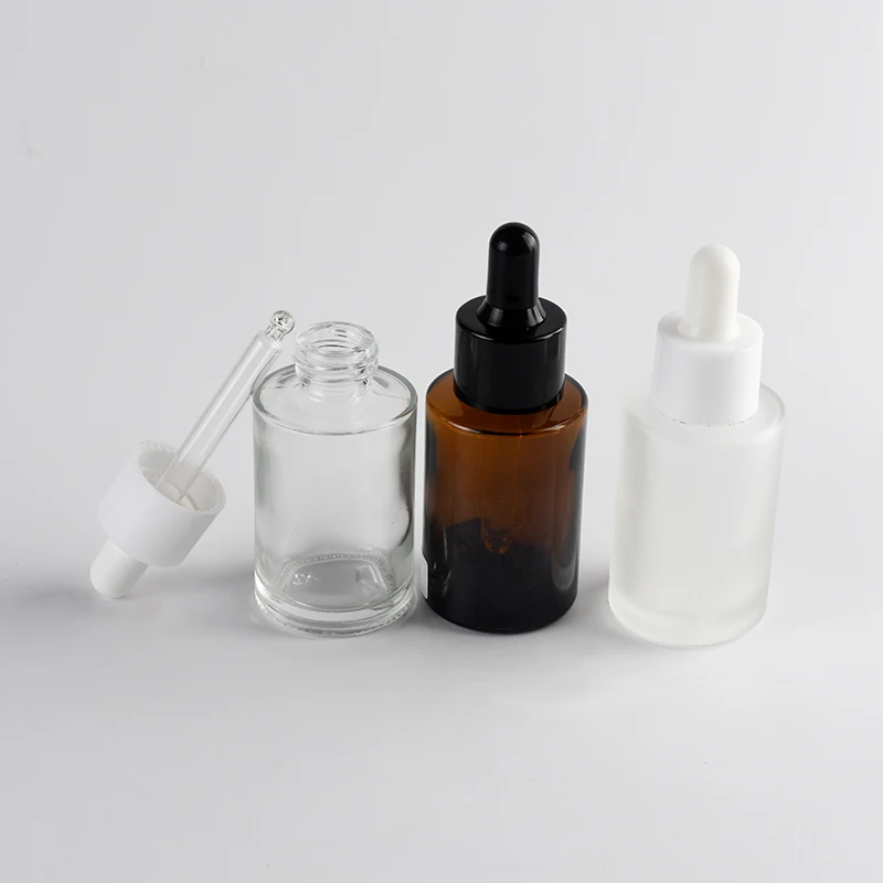 High recommended cosmetic packaging 5ml 10ml 15ml 20ml 30ml 50ml empty essential oil skincare glass bottle