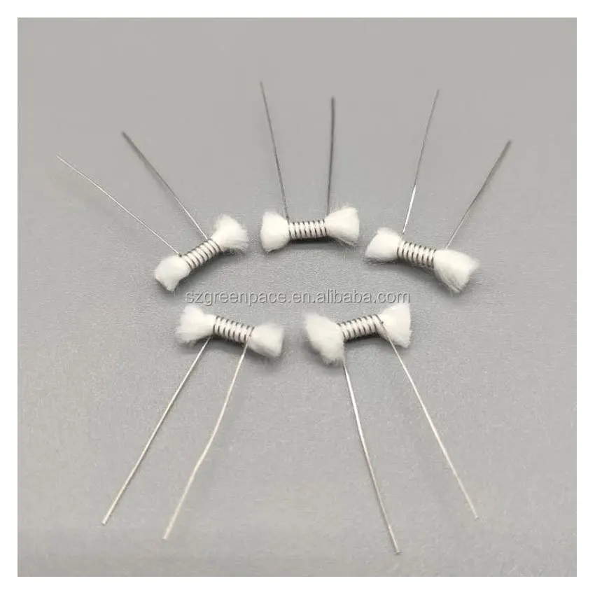 Factory Custom e cigarette premade vape coils cotton/ceramic wire coil for disposable pod device