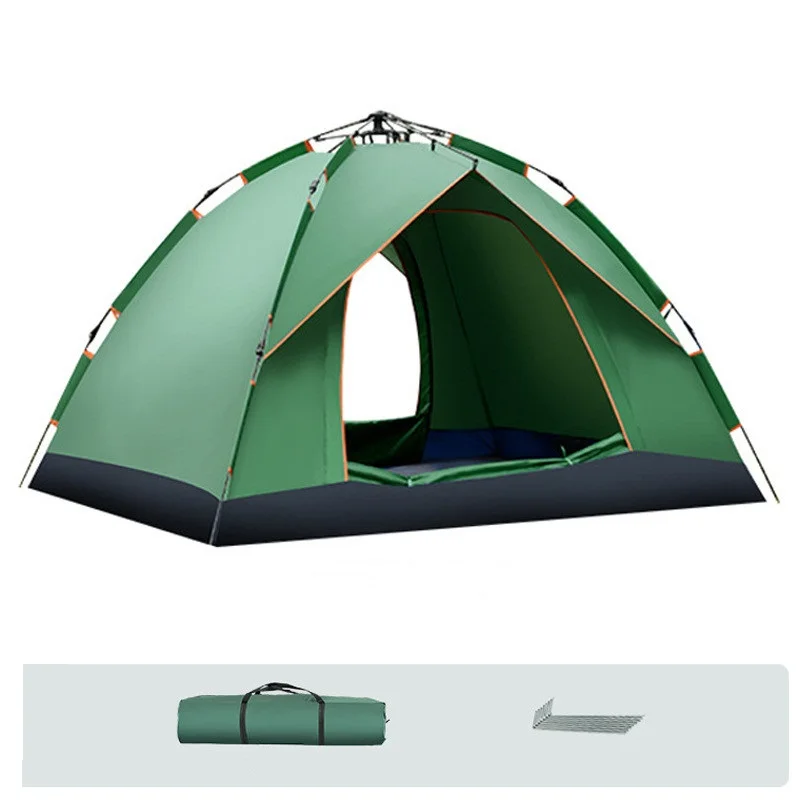 Tents Manufacturer Automatic Quick Open Large Size 3-4 Person Family Hiking Camping Outdoor Tent