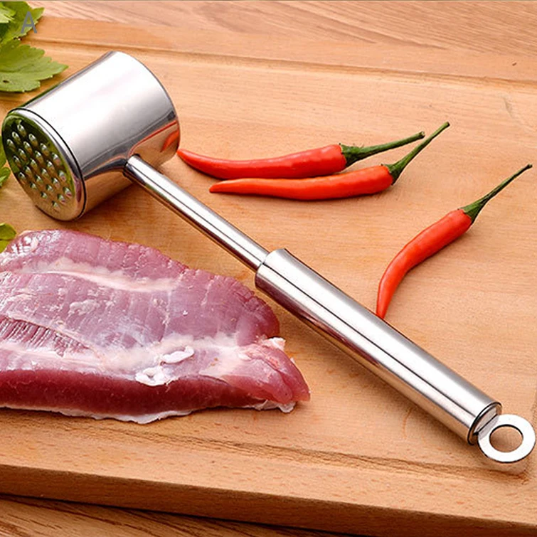 Unique kitchen accessories stainless steel kitchen tenderizing beef softe meat tenderising hammers kitchen utensils meat hammer