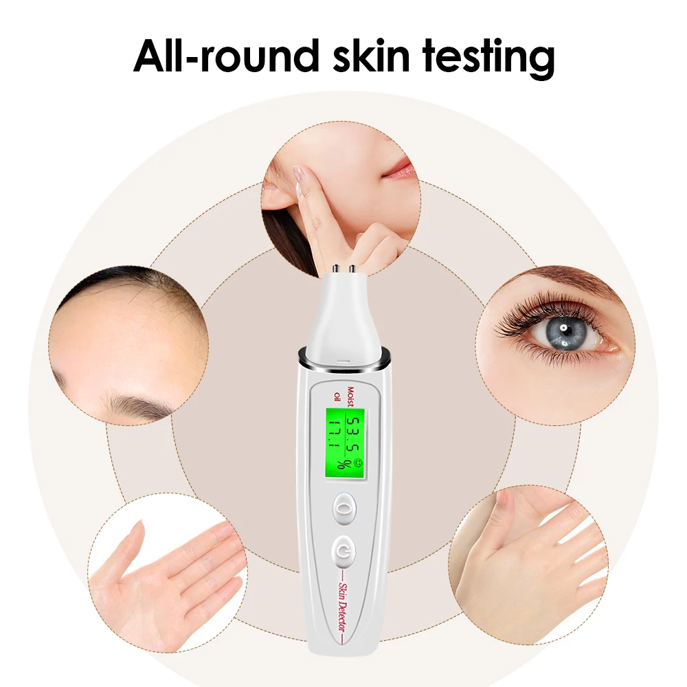 Portable Face Care Digital Skin Tester Home Use Skin Analyzer