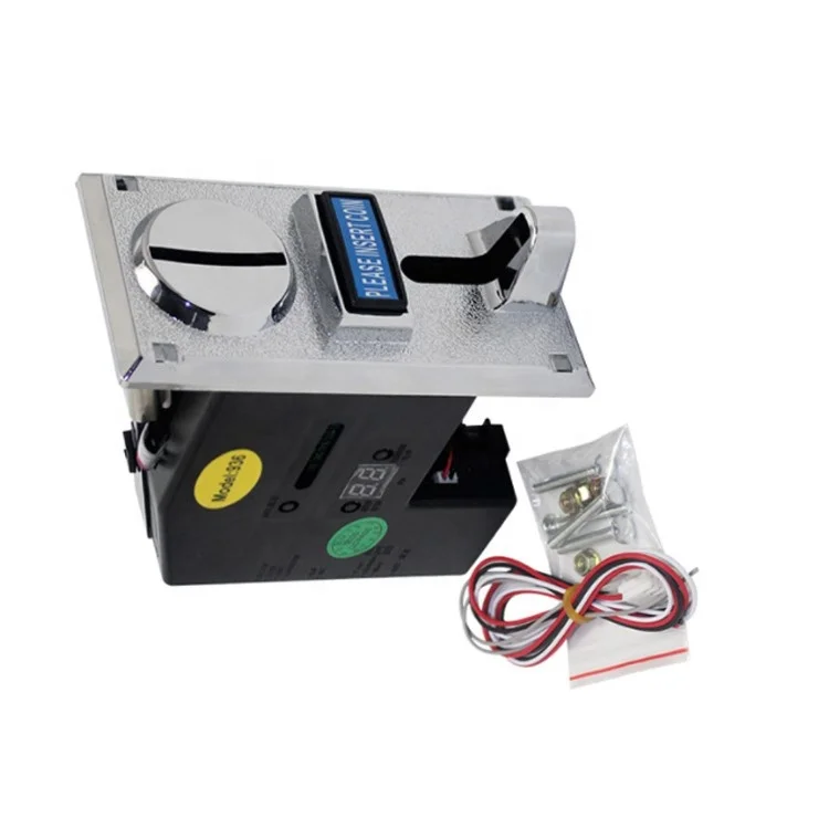 Multi Coin Acceptor Programable for Different Values Selector