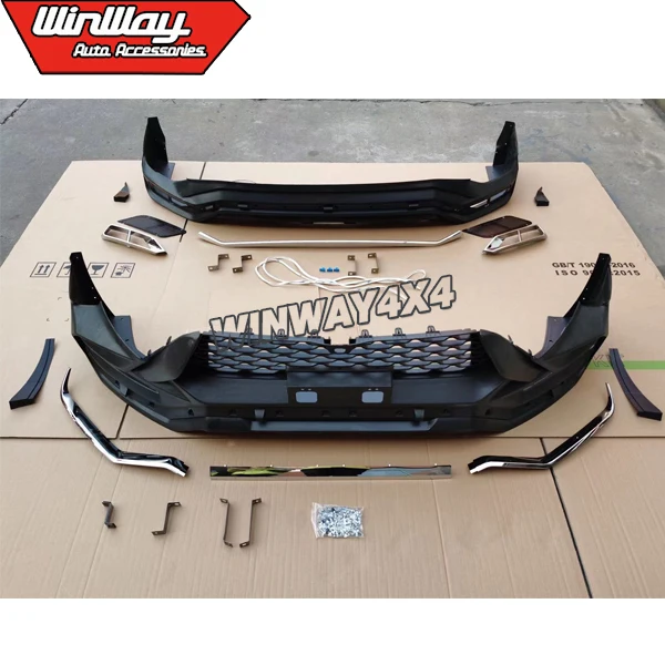 Body parts front and rear bumper guard for fortuner 2021 2022