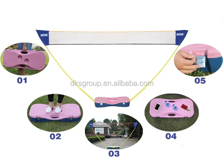 Adjustable multi badminton net stand