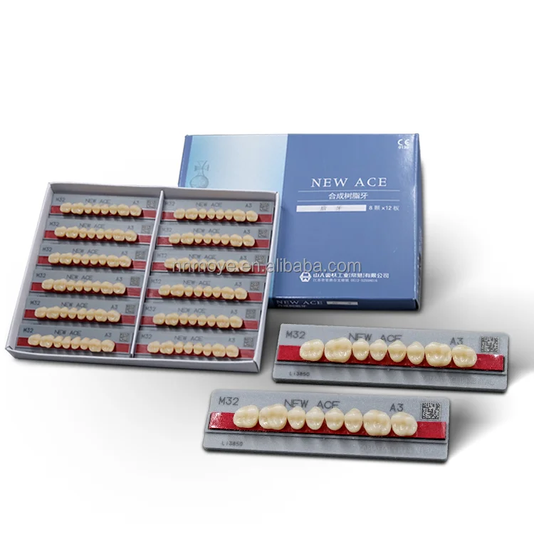 Фабрика синтетическая смола зубы акриловые зубные производители