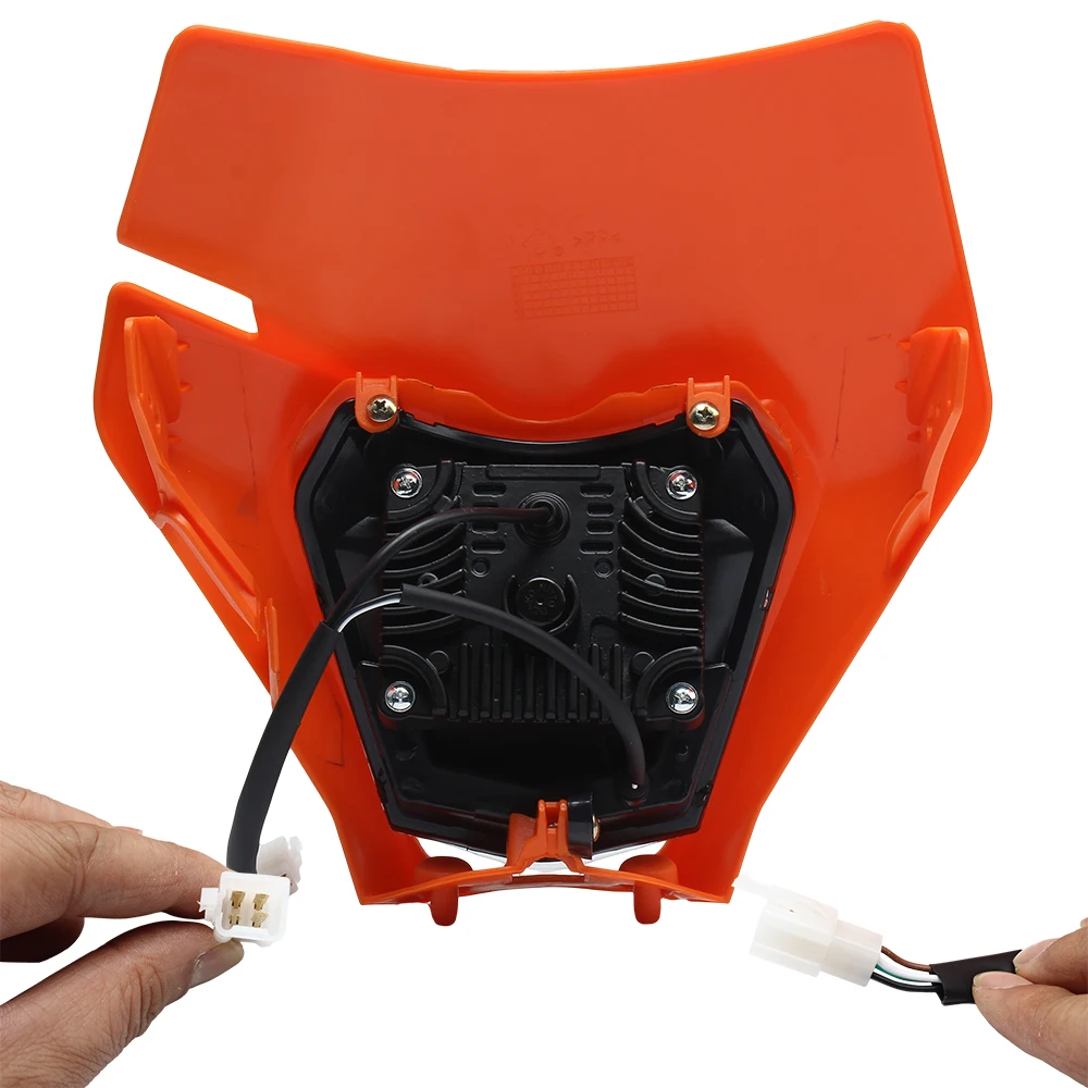 Motorcycle LED Headlight Headlamp Head Light Fairing 2021 2022 For KTM EXC Enduro XCW XC New style 5 LED Headlight