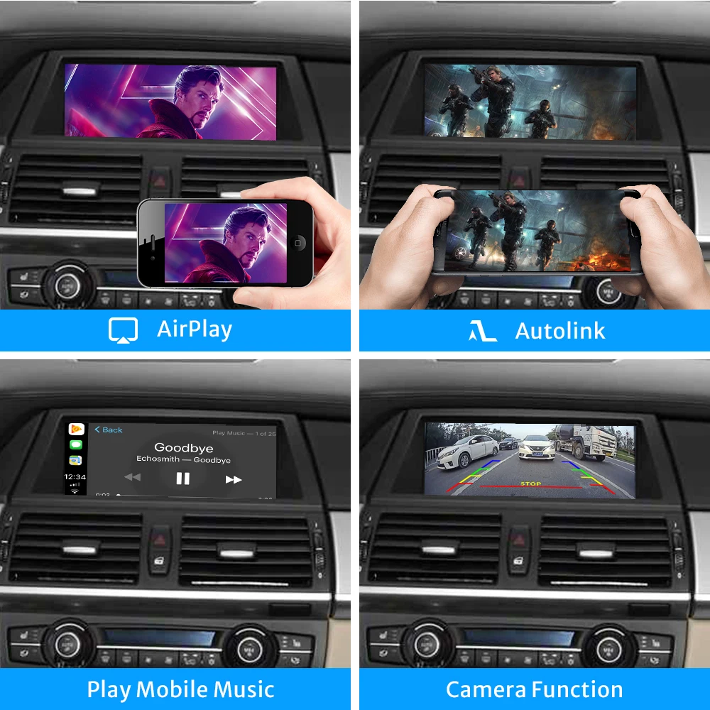 Wireless CarPlay Android Auto Multimedia Video Box For BMW NBT Android 11 Wireless CarPlay