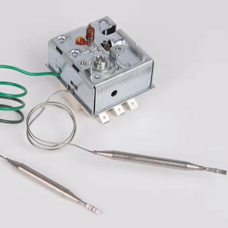 Boilerthermostat 50-90C mit Temperaturbegrenzer 100C 3-polig 20 Amp