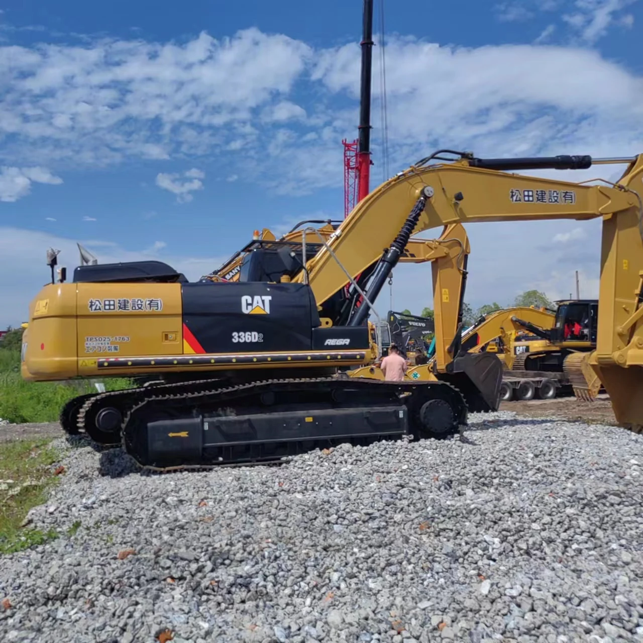 Б/у Caterpillar 336D2 336D 326D2 320D экскаваторы 36Ton CAT 336 б/у с низкочасовыми компонентами сердечника в комплекте