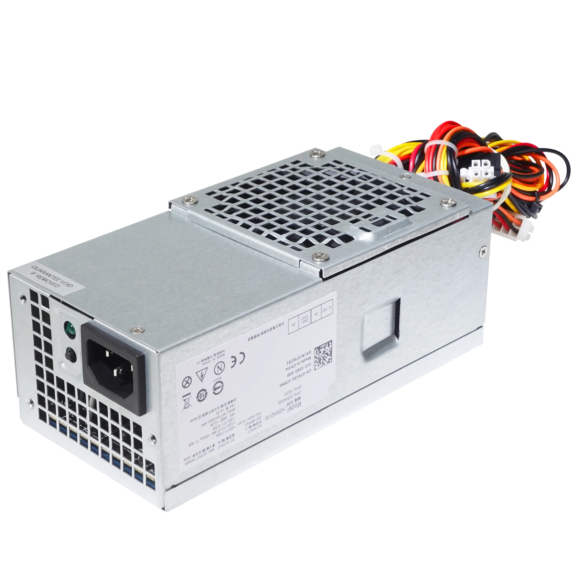 Original 0FY9H3 250W desktop psu for Dell Optiplex HY6D2 YJ1JT FY9H3 D250AD-00 F250ED-00 L250AD-00