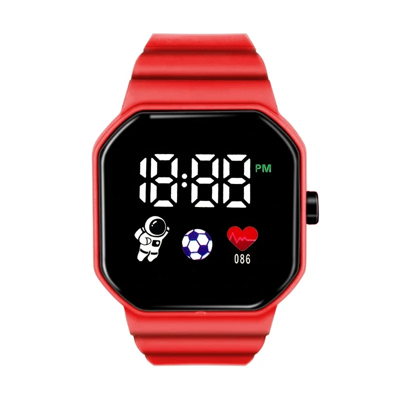 Hot Simple Children Digital Watch New Trend Style High Quality Sport Student Wrist LED Watch for Kids