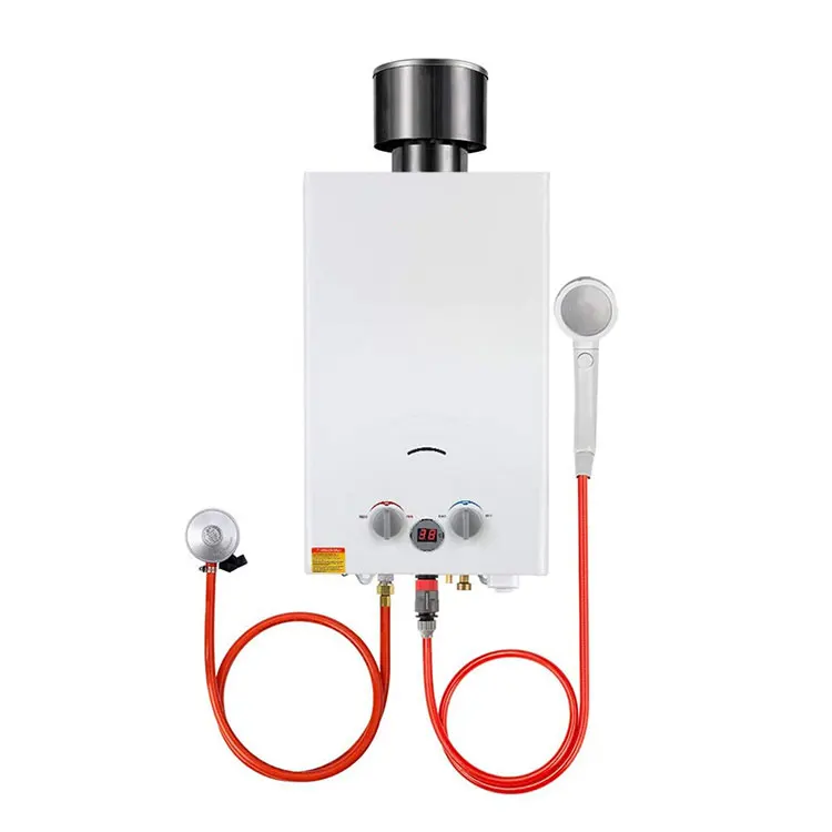 3V camping portable tankless liquid propane gas water heater