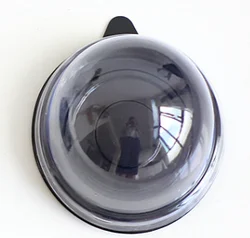 New transparent golden black plastic cake box pack round egg yolk crispy box