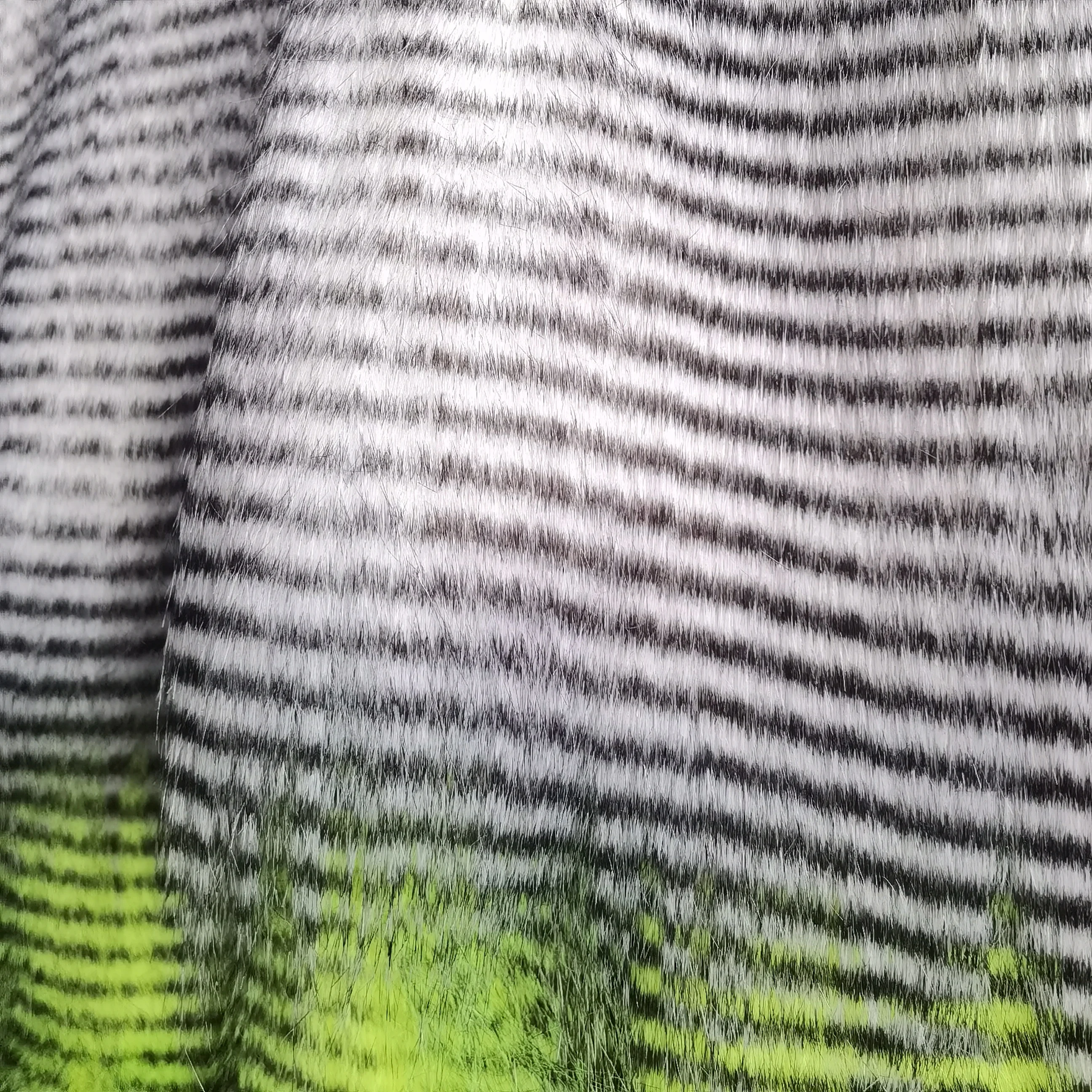 60mm hair long pile 100% acrylic printed plush  faux fur