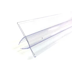 Customized Color Square Price Tag Label Holder Frame Plastic Picture Frame Profiles