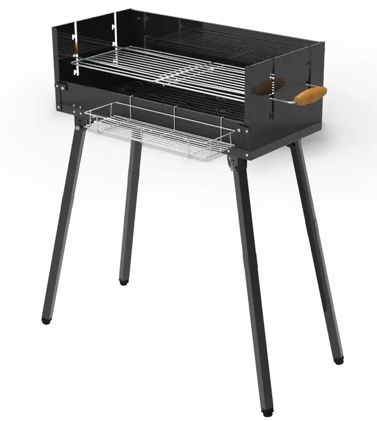 Smokeless Outdoor New Portable Barbecue Charcoal Barbecue Courtyard Homemade Bbq Stove Foldable Barbecue Stainless Steel Grill