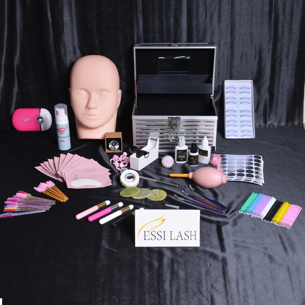 Luxury manufacturer Private Label Essilash Best vendor eyelash extension kits lash supplies eyelash accessories professional set