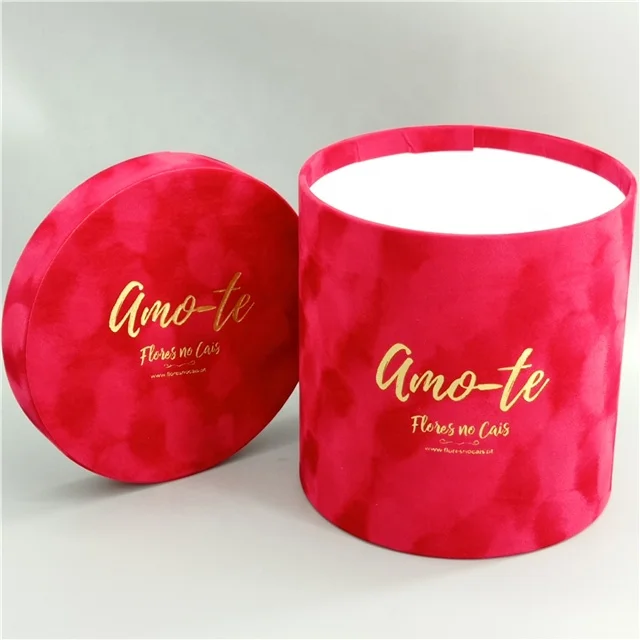 Custom made suede packaging boxes