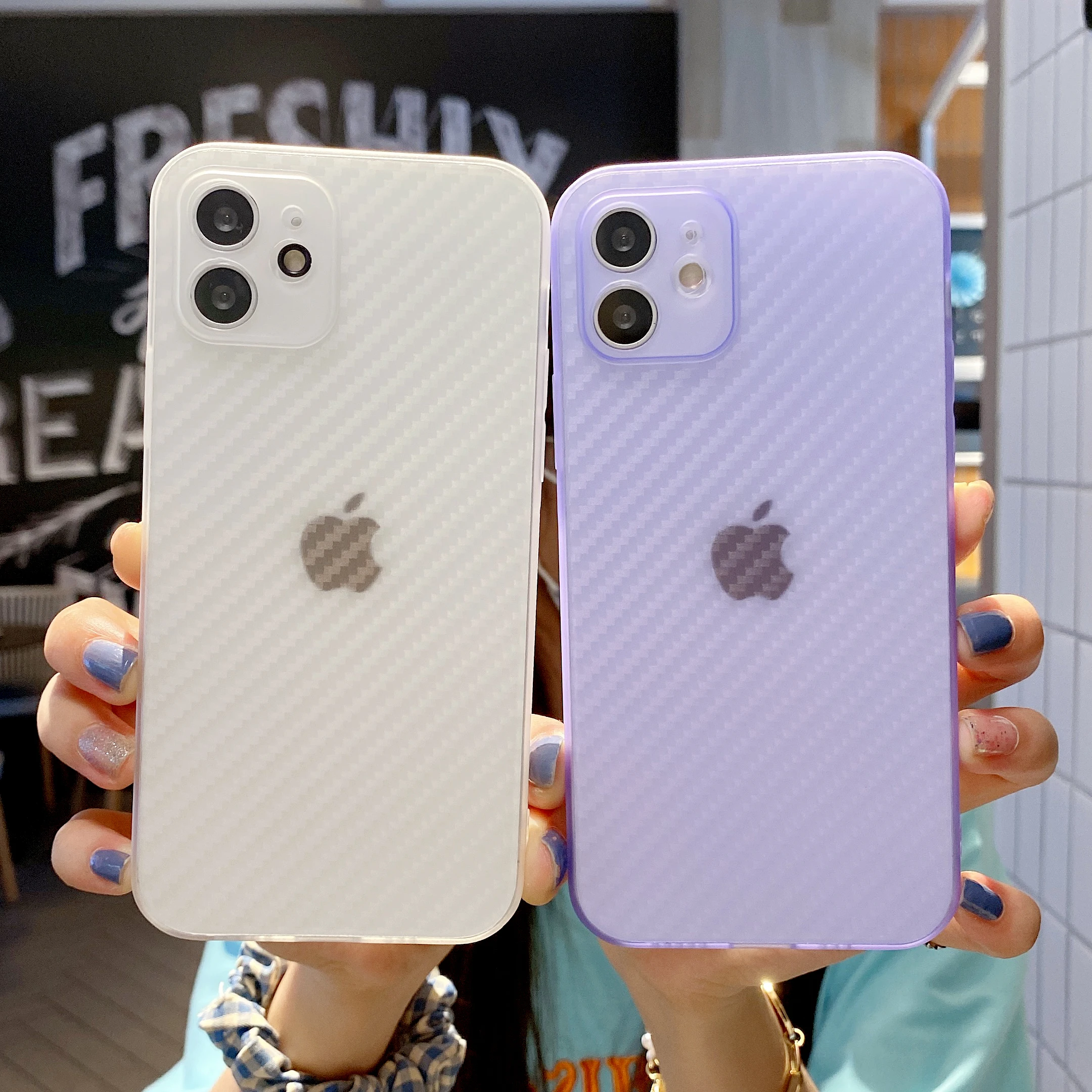 Low price carbon fiber matte translucent Mobile Phone Case for iPhone 7 8p XS XR 11 12 13 pro max cover