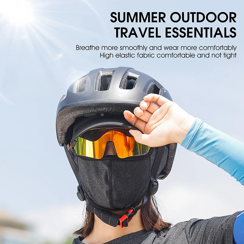 WEST BIKING Wholesale Cycling & Mountaineering Caps Moter Cycle Mask 2 Hole Balaclava Personalizada Hats With Custom Logo