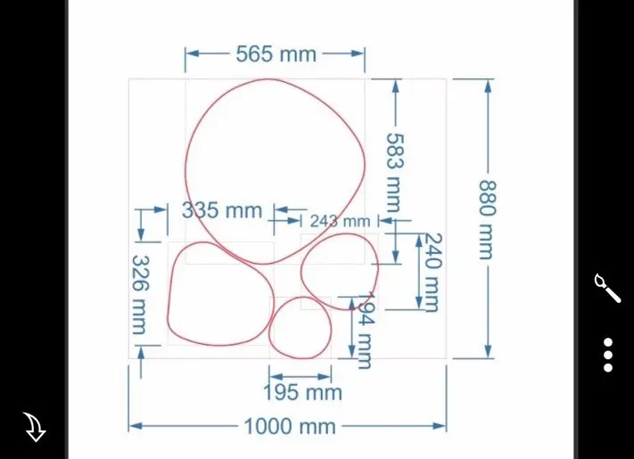 SPECIAL SHAPE OVER  DECORATIVE WALL MADE IN  VIETNAM