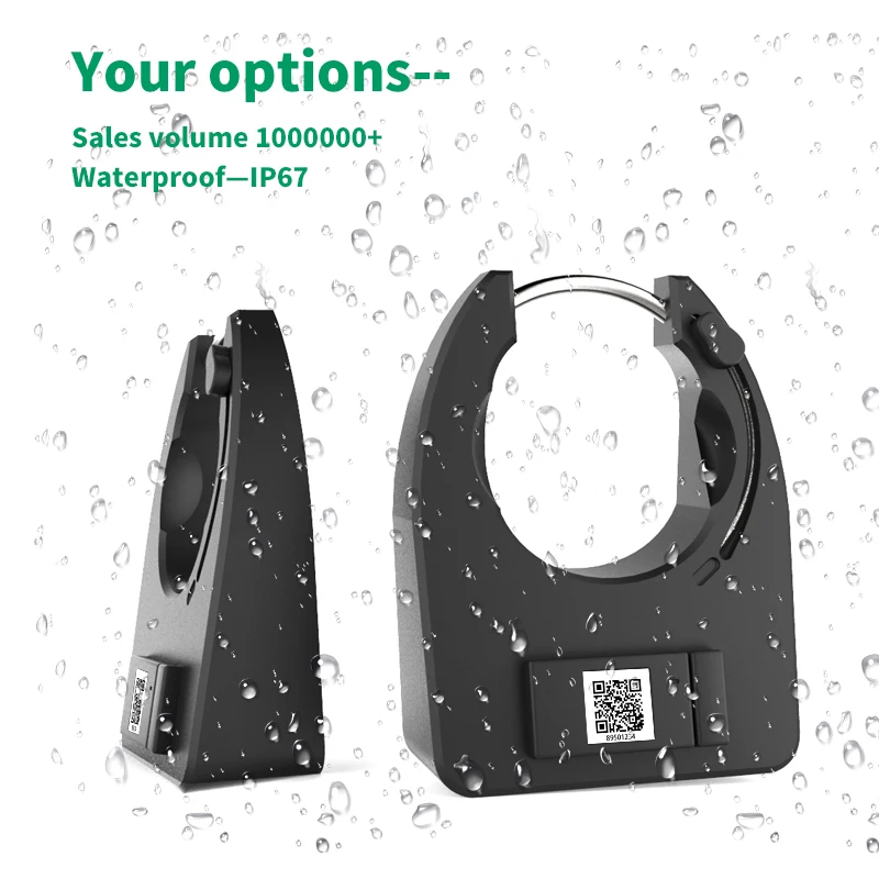 Sharing Remote Control Bike Lock Tracking GPRS GSM Smart wireless Horseshoe Bicycle Lock