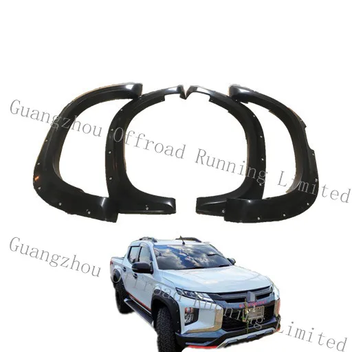 car wheel arch fender flares for triton l200 2019 wheel eyebrow trim covers