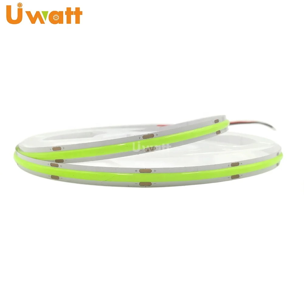 New Arrival 12V 24V White Red Green Blue 384 Chips No Lighting Dot COB LED Strip