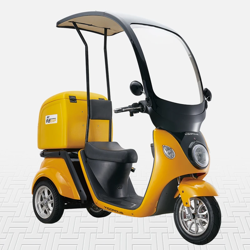 Лучший китайский Электрический трехколесный скутер A30 с охлаждающей коробкой для доставки