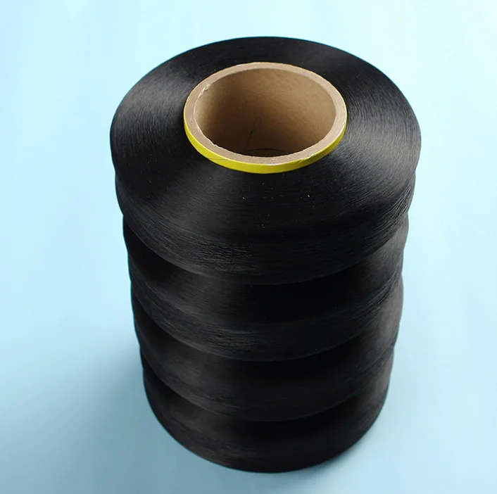 Wholesale Spandex Black Yarn Factory Price 15d 20d sd 30d 40d 70d 105d 140d Dope Dye Spandex yarn For Knitting And Warping