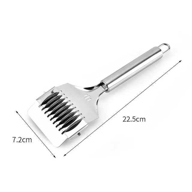 High Quality Spaghetti Maker Lattice Roller Stainless Steel Pasta Noodle Cutter