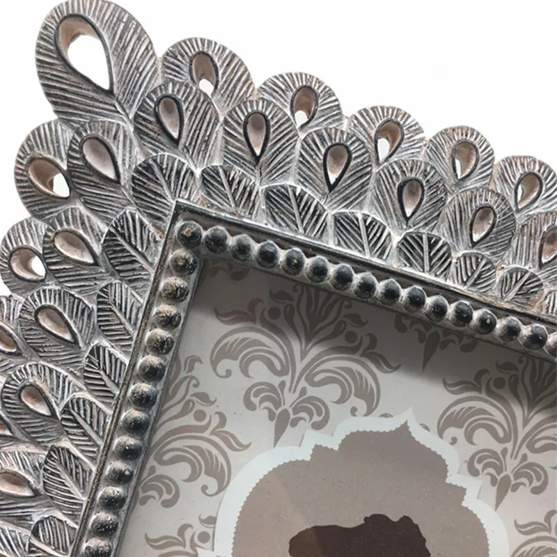 Wholesale Rustic Custom Natural Table Picture Photo Frame, Vintage Bulk Table Art Imitation Wood Picture Frames For Home Decor