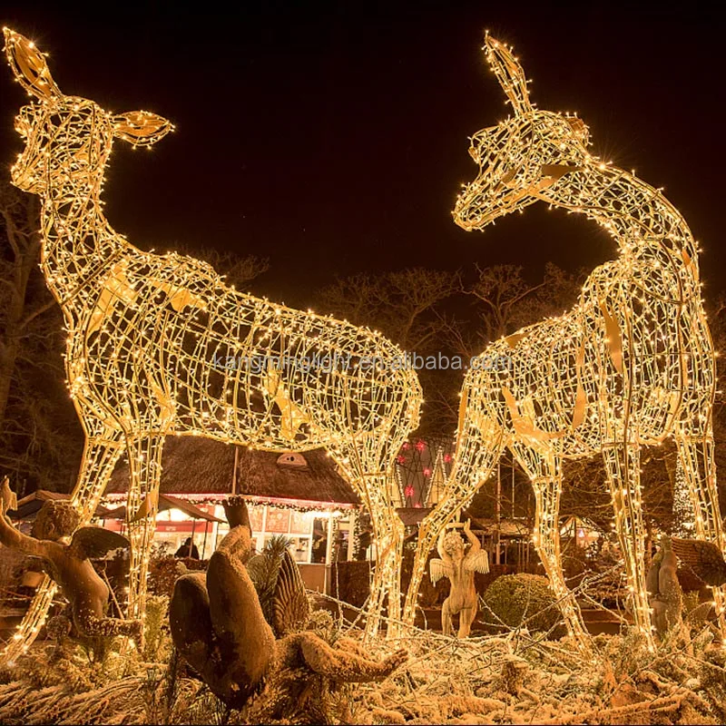 2023 Christmas festival holiday decorative light arch bell reindeer  tree large 3D ball motif figure