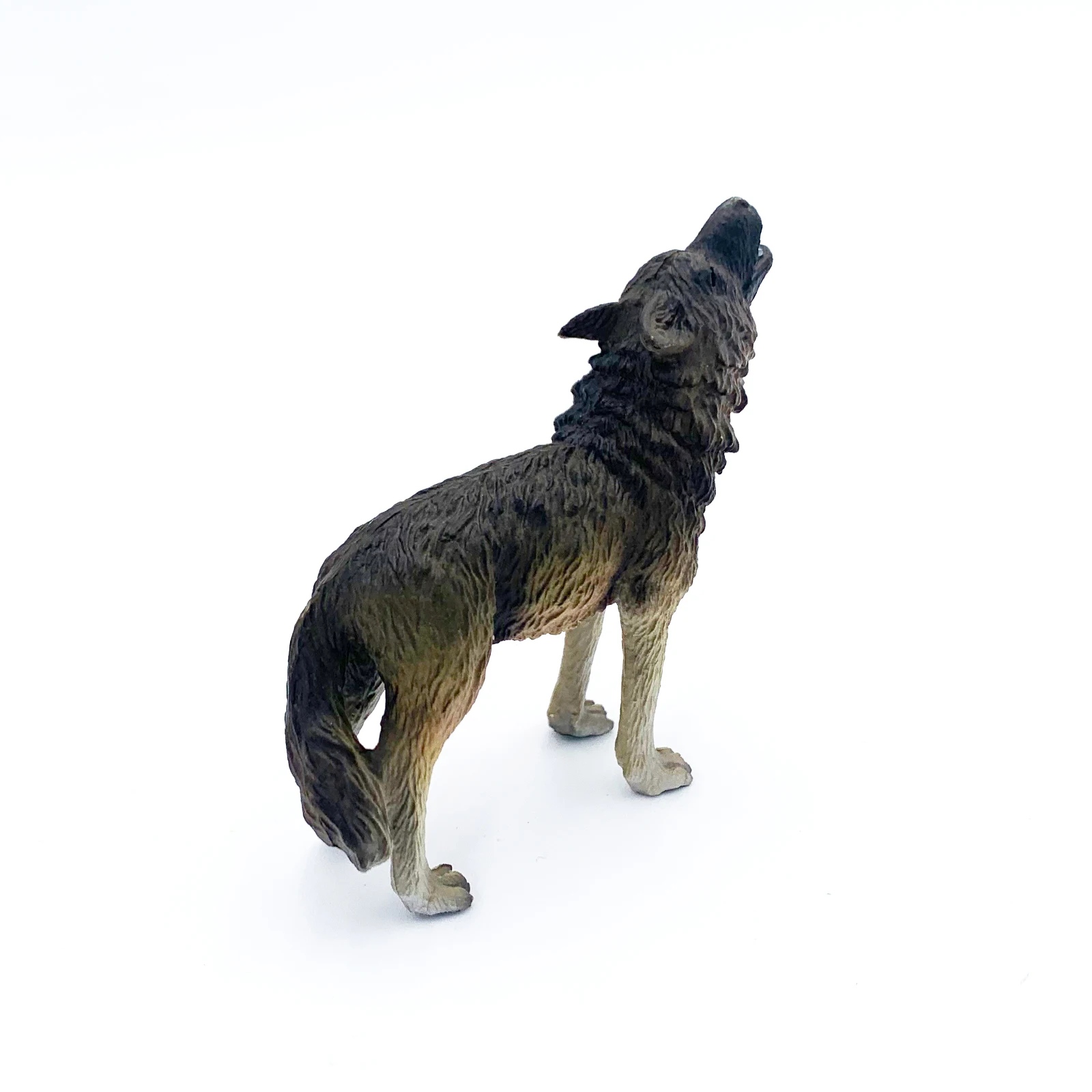 Realistic High Quality PVC Plastic Animal Figure Toys Realistic Pet Eco-friendly Animal Roaring Wolf Figure Toys