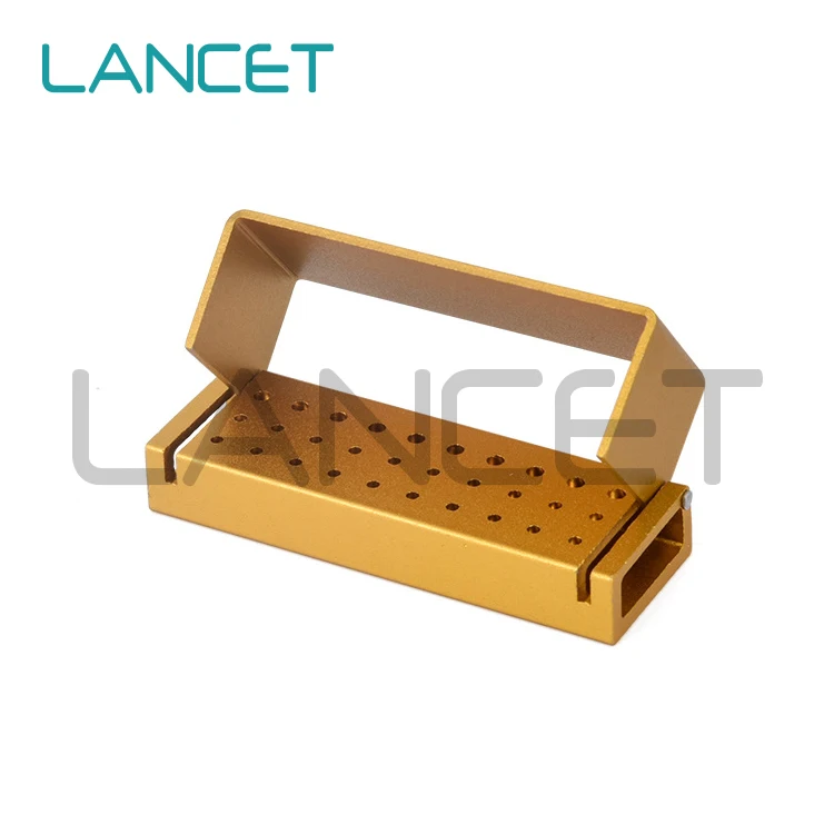 30 Holes Dental Burs Holder Block Dental dental bur Endo Box