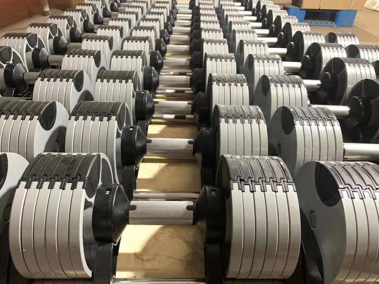 24 кг 32 36 стальные гантели набор штанг 40 90 фунтов регулируемые