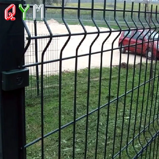 Welded Wire Mesh Fence Panel For Garden 3d Curved Metal Fence