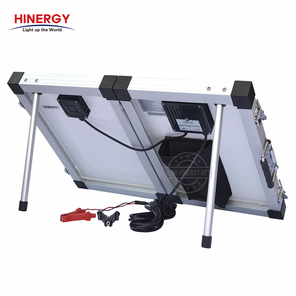 Hinergy Quality Portable Double folding Stand Foldable Solar Panel Charger Manufacturer in China