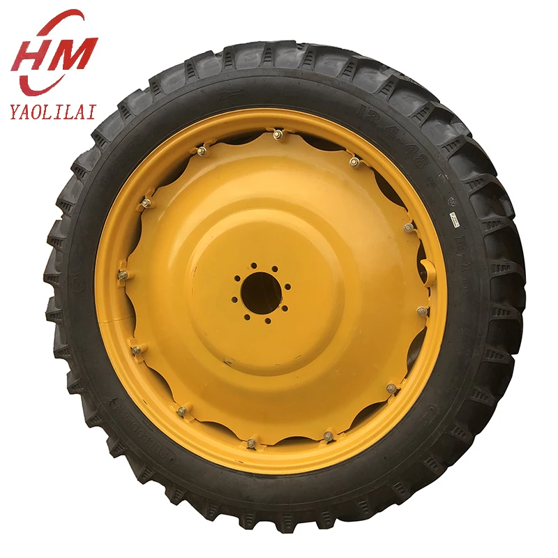 Chinese tyre 12.4-48 agricultural tire 12.4x48 wheels tractor tire rim