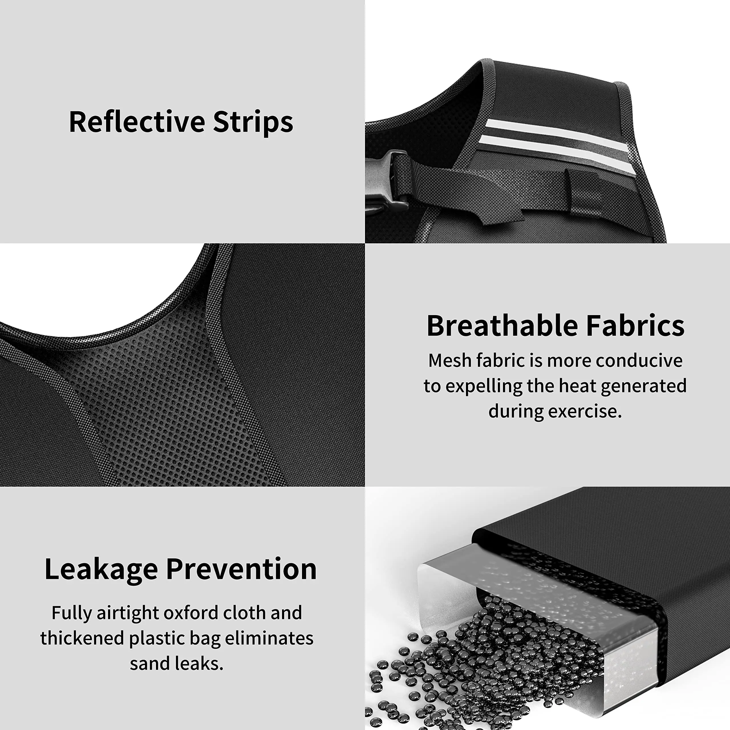 Wholesale PROIRON 10 kg weighted vest training adjustable weight vest gym workout crossfit indoor outdoor exercise