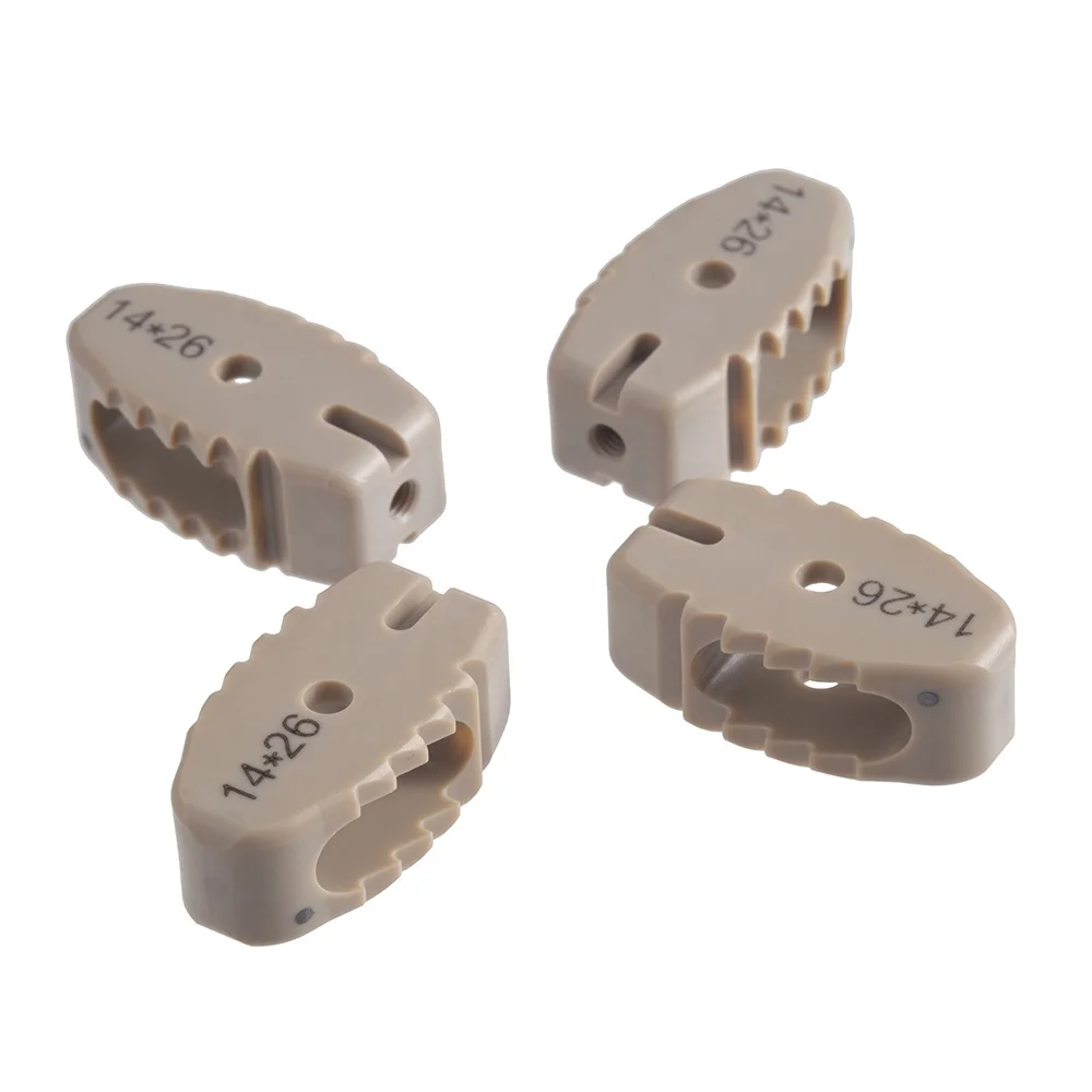 Quality Assured Orthopedic Surgery Implants PLIF Peek Cage for Cervical Fixation Plif Peek Cage for Spine Fixation Spine Implant