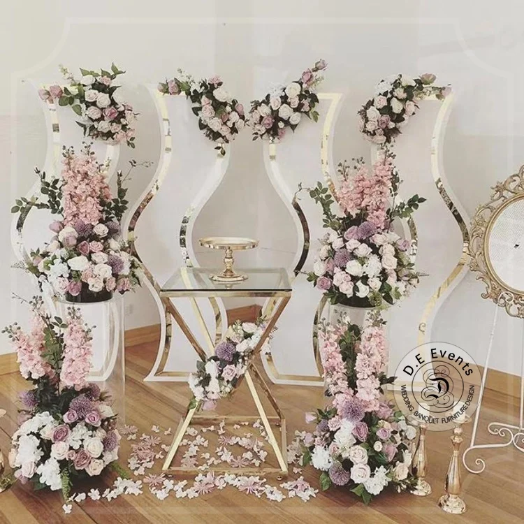 Design ss frame stage decorations wedding backdrop arch for events